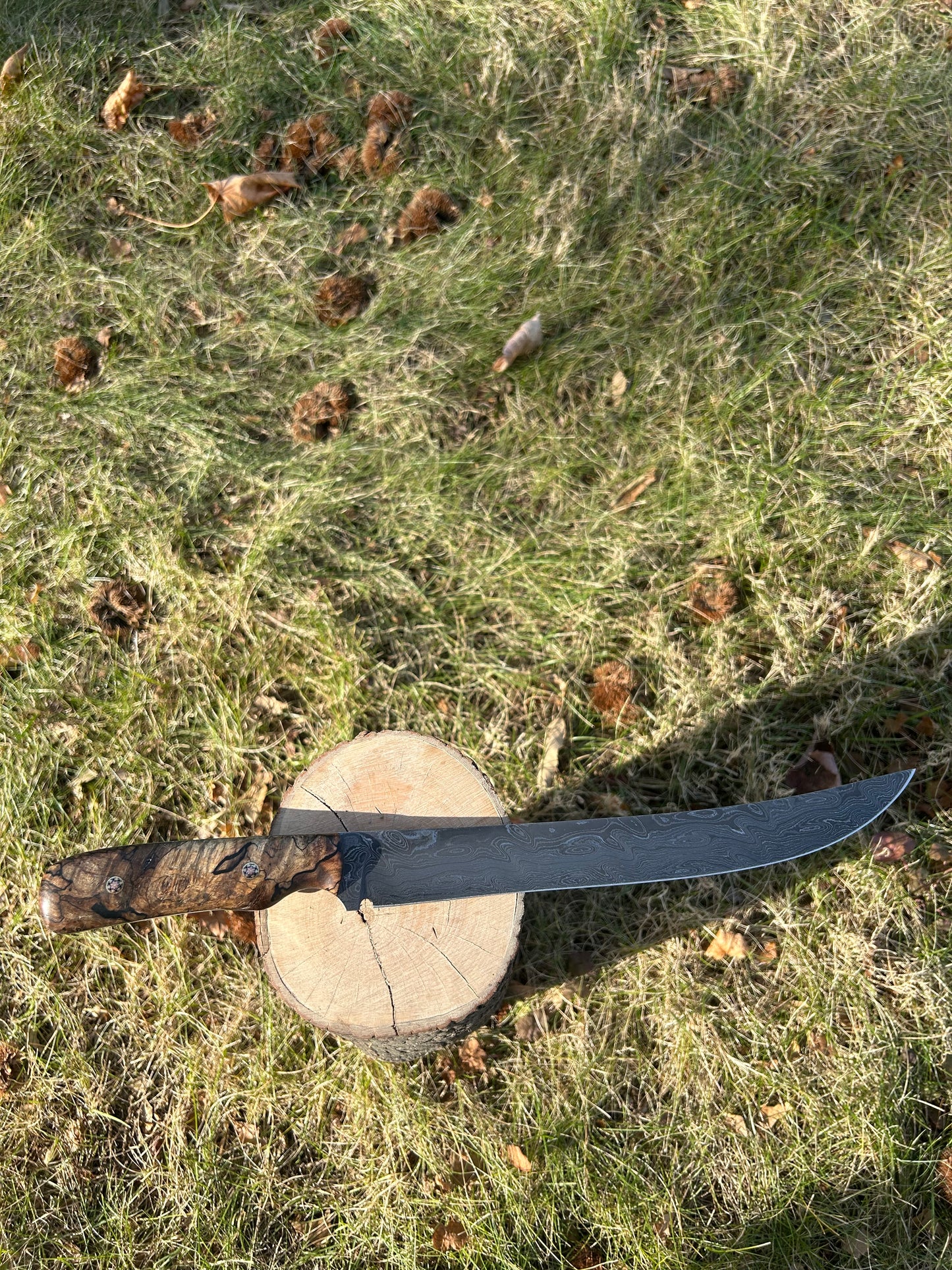 Damascus Carving Knife