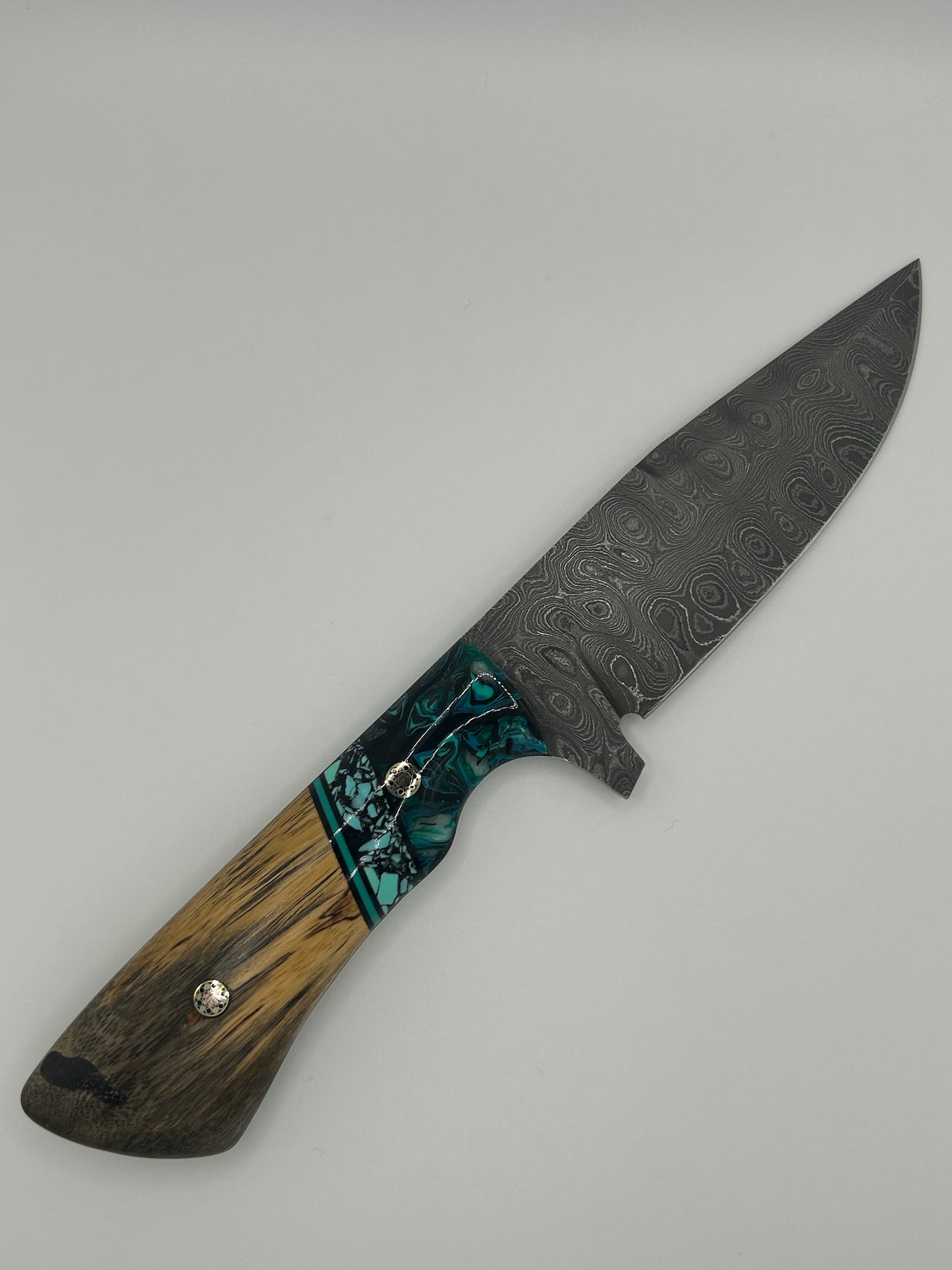 Damascus Camp Knife
